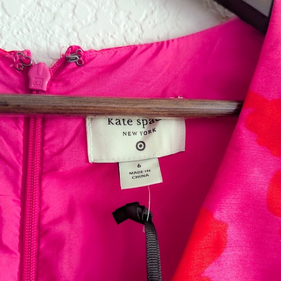 Kate Spade X Target Collab Pink And Orange Ruffle Dress - Picture 4 of 4